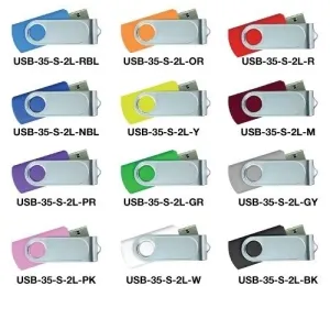 USB Flash Drives with 2 Sides Epoxy Logo - 16GB